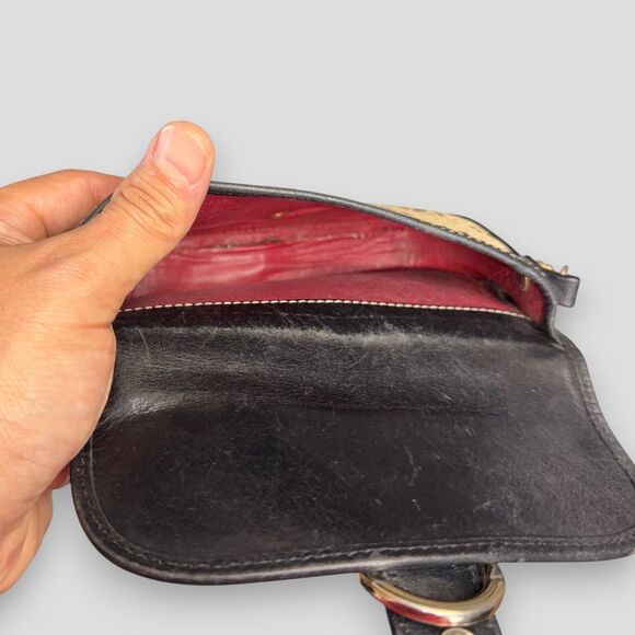 Dooney & Bourke 3 Piece Bundle - Canvas Wallet, Wristlet, & Goose Purse Charm - Picture 11 of 13